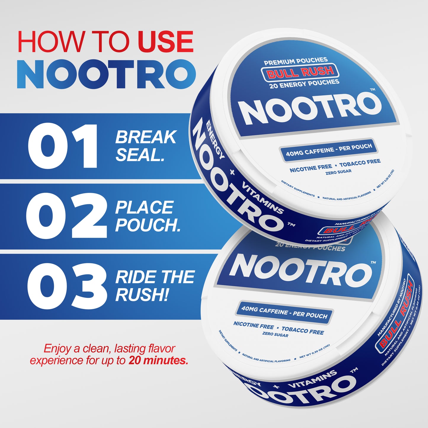 Bull Rush 1 Pack - Nootro