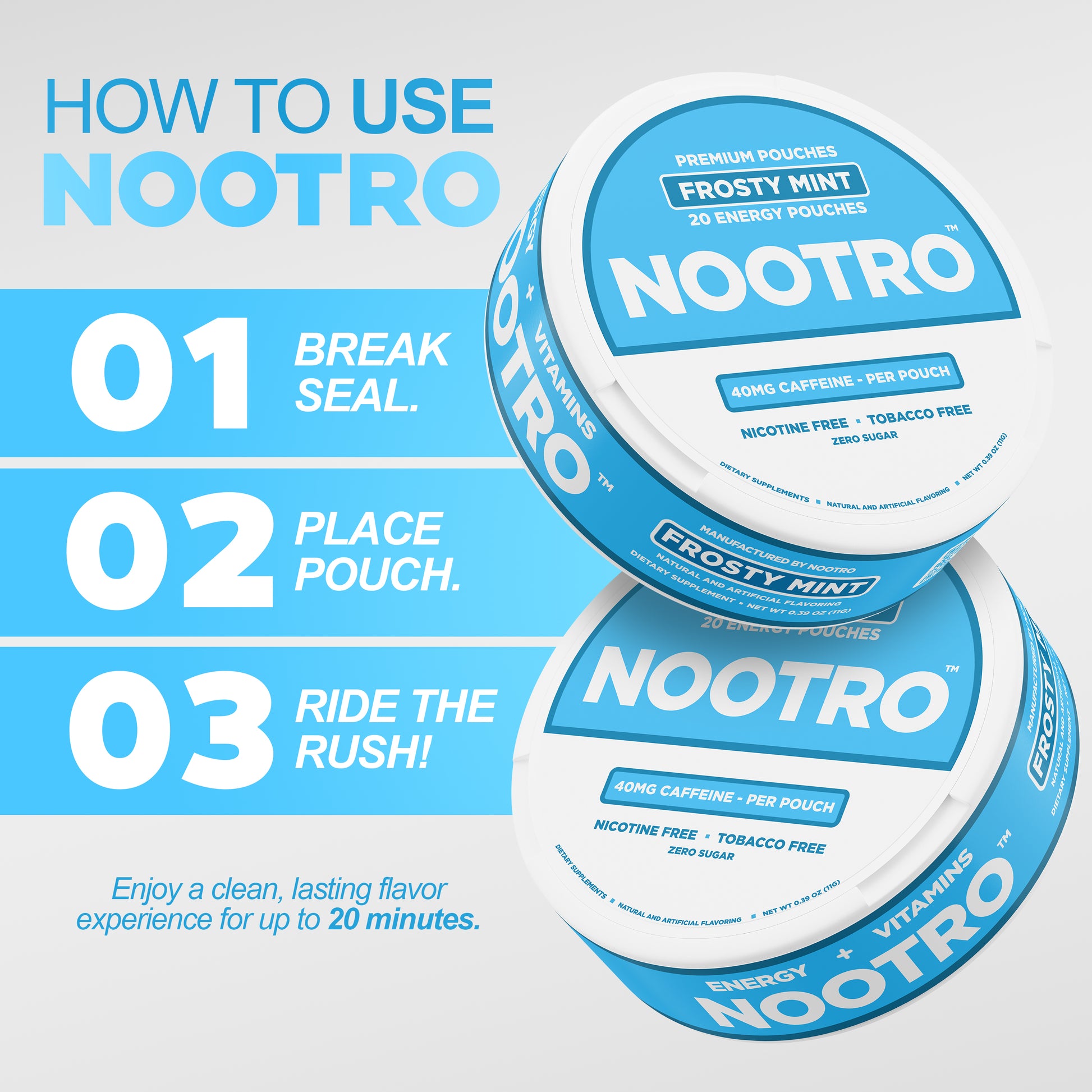 Frosty Mint 1 Pack - Nootro