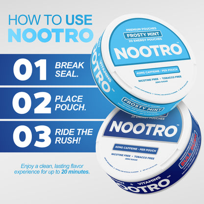 Nootro Energy Pouches - Nootro