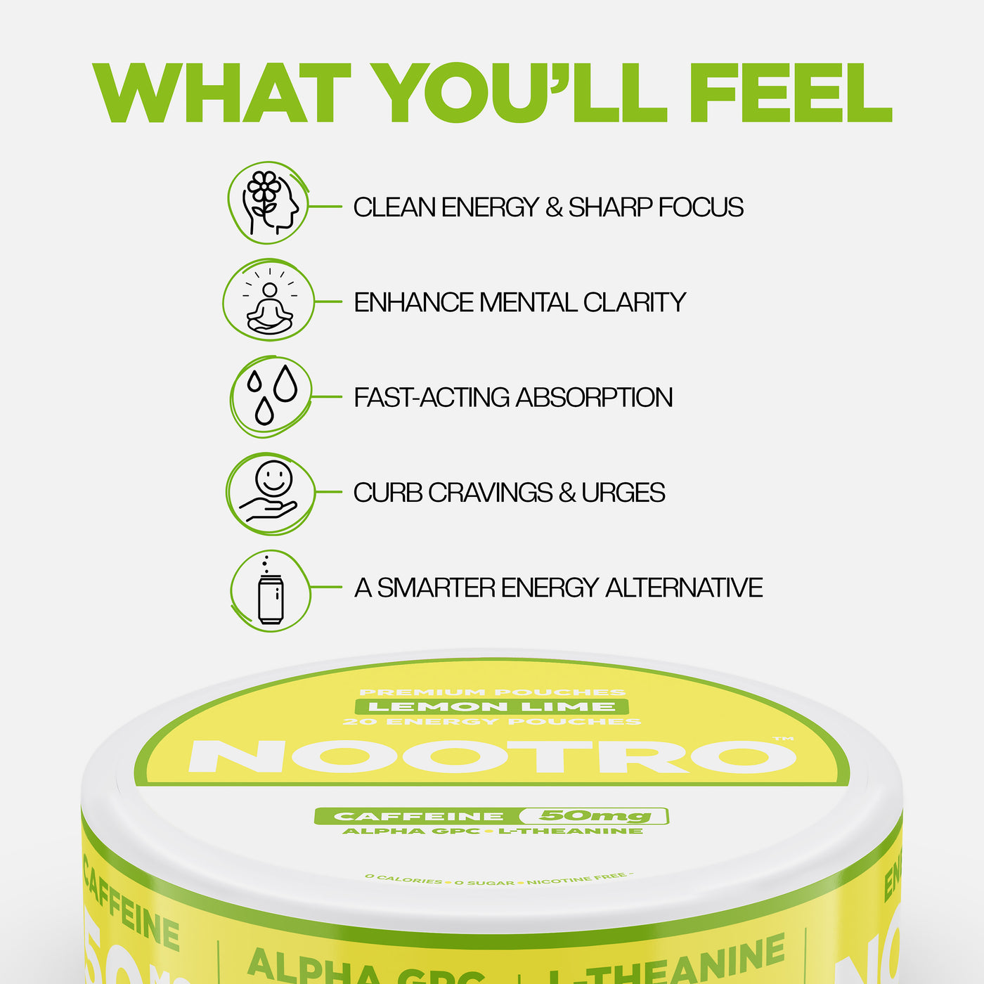 NOOTRO ENERGY POUCHES - Nootro